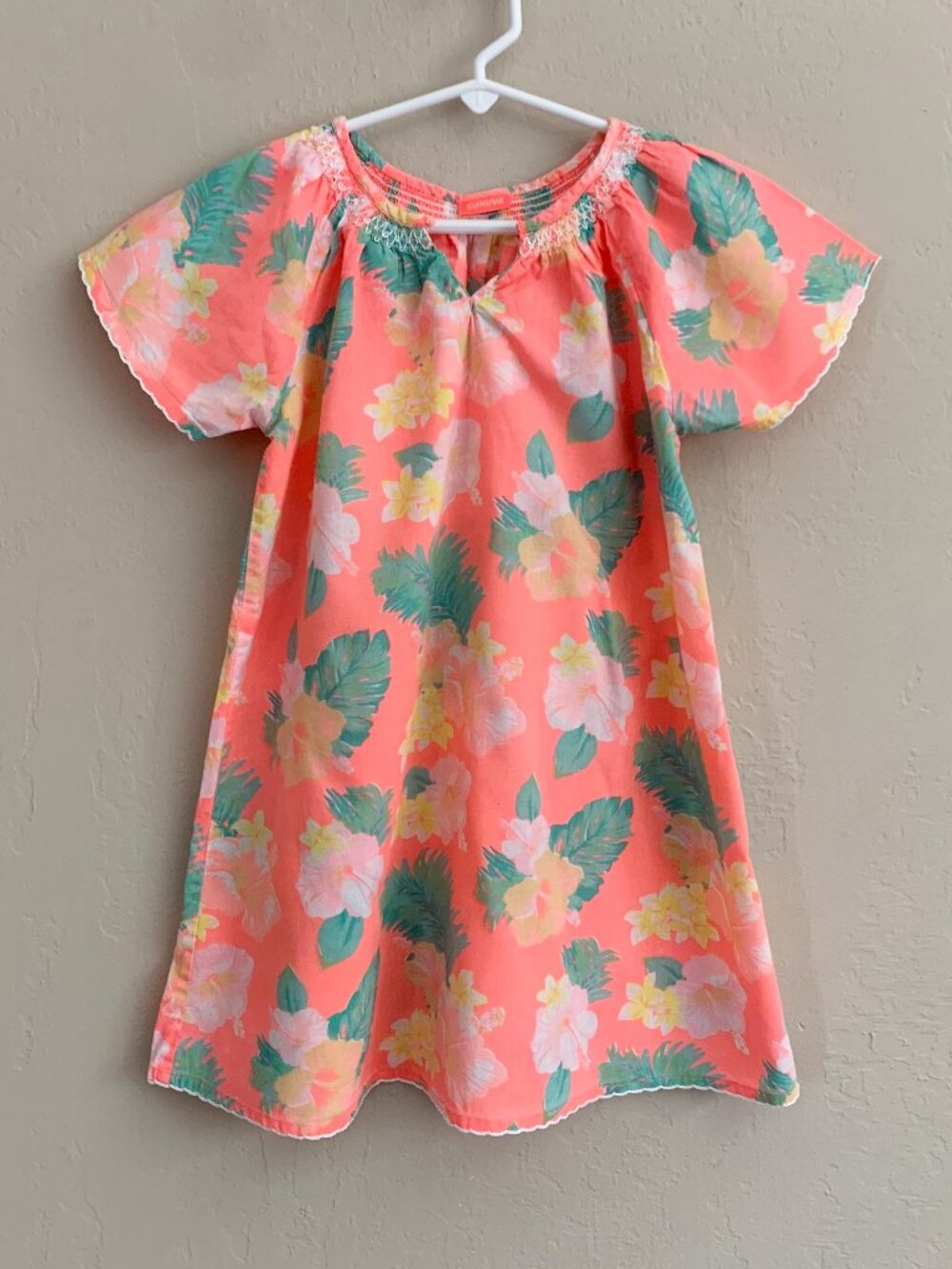 Sunuva Floral Swim Cover Up / Dress • 5/6 Years